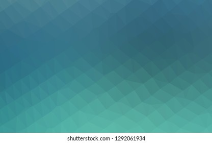 Light Blue, Green vector abstract polygonal texture. Colorful abstract illustration with gradient. New texture for your design.