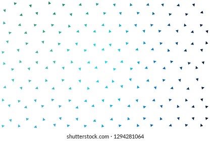 Light Blue, Green vector  abstract polygonal pattern. A completely new color illustration in a polygonal style. Brand new design for your business.