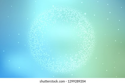 Light Blue, Green vector abstract blurred background. Colorful illustration in abstract style with gradient. Background for designs.