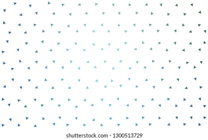 Light Blue, Green vector  abstract polygonal template. Geometric illustration in Origami style with gradient.  Textured pattern for your backgrounds.