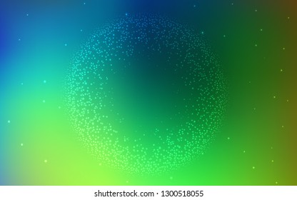 Light Blue, Green vector abstract layout. Colorful abstract illustration with gradient. New design for your business.