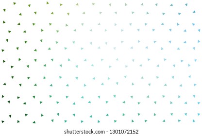 Light Blue, Green vector  abstract mosaic pattern. Colorful illustration in abstract style with triangles. A completely new design for your leaflet.