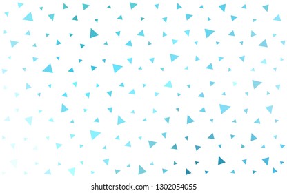 Light Blue, Green vector  abstract mosaic background. Modern abstract illustration with triangles. Triangular pattern for your design.