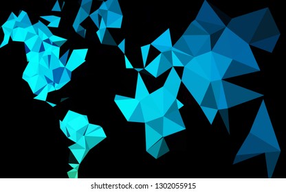 Light Blue, Green vector abstract mosaic pattern. Colorful abstract illustration with gradient. New texture for your design.