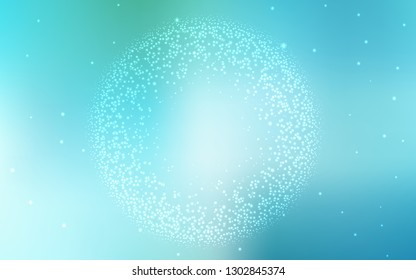Light Blue, Green vector abstract blurred layout. Colorful abstract illustration with gradient. Completely new design for your business.