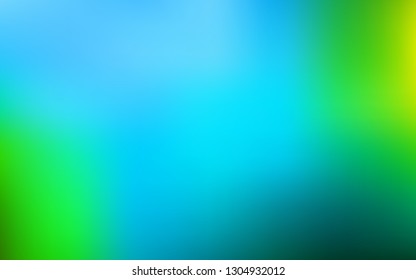 Light Blue, Green vector abstract blurred layout. Shining colored illustration in smart style. Completely new design for your business.