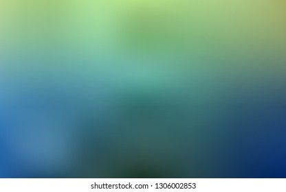 Light Blue, Green vector abstract blurred background. An elegant bright illustration with gradient. Background for a cell phone.