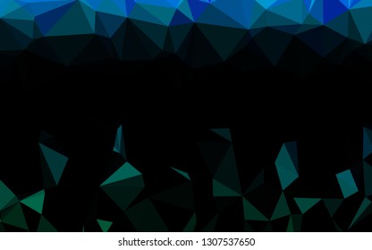 Light Blue, Green vector abstract mosaic pattern. An elegant bright illustration with gradient. Elegant pattern for a brand book.