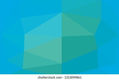 Light Blue, Green vector abstract mosaic background. Colorful abstract illustration with gradient. Elegant pattern for a brand book.