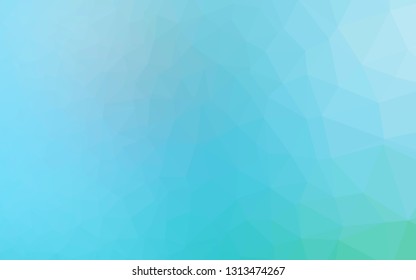 Light Blue, Green vector abstract polygonal texture. Colorful illustration in abstract style with gradient. Elegant pattern for a brand book.