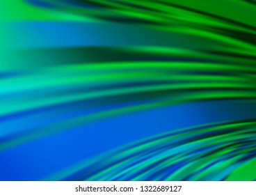 Light Blue, Green vector abstract bright template. Shining colorful illustration in a Brand new style. The best blurred design for your business.