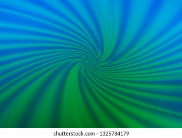 Light Blue, Green vector abstract blurred template. Creative illustration in halftone style with gradient. The template for backgrounds of cell phones.