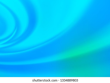 Light Blue, Green vector abstract template. A vague abstract illustration with gradient. The background for your creative designs.