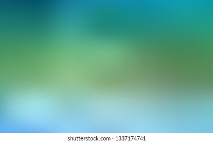 Light Blue, Green vector abstract blurred background. New colored illustration in blur style with gradient. New design for your business.