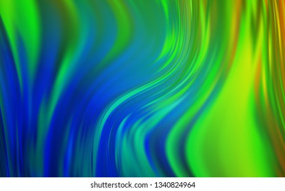 Light Blue, Green vector abstract bright template. Abstract colorful illustration with gradient. Smart design for your work.