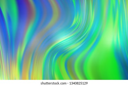 Light Blue, Green vector abstract layout. Abstract colorful illustration with gradient. Background for a cell phone.