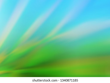 Light Blue, Green vector abstract blurred template. An elegant bright illustration with gradient. The template for backgrounds of cell phones.