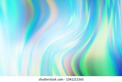 Light Blue, Green vector abstract bright texture. Shining colored illustration in smart style. Smart design for your work.