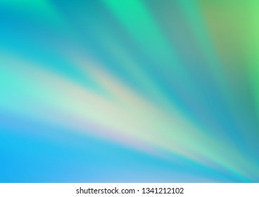 Light Blue, Green vector abstract template. Creative illustration in halftone style with gradient. A new texture for your design.