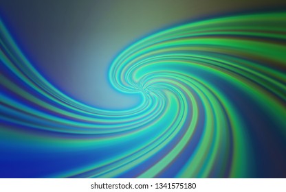 Light Blue, Green vector abstract blurred layout. Creative illustration in halftone style with gradient. New way of your design.