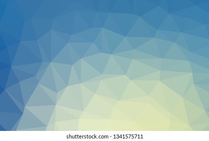 Light Blue, Green vector abstract mosaic background. Colorful illustration in abstract style with gradient. Template for a cell phone background.
