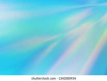 Light Blue, Green vector abstract bokeh pattern. Colorful abstract illustration with gradient. The template can be used for your brand book.
