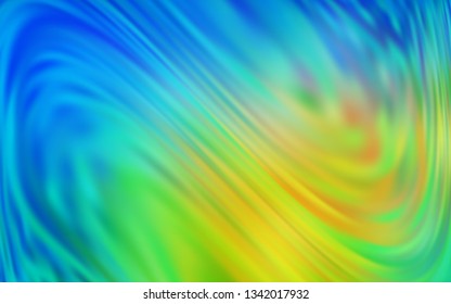 Light Blue, Green vector abstract blurred background. Glitter abstract illustration with gradient design. New style for your business design.