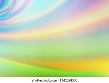 Light Blue, Green vector abstract bokeh pattern. Colorful abstract illustration with gradient. The background for your creative designs.