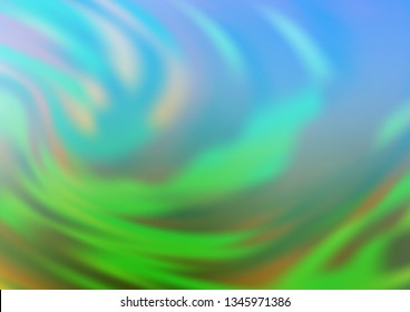 Light Blue, Green vector abstract bright template. An elegant bright illustration with gradient. The best blurred design for your business.