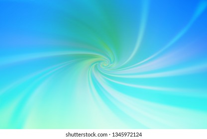 Light Blue, Green vector abstract blurred background. An elegant bright illustration with gradient. New style for your business design.