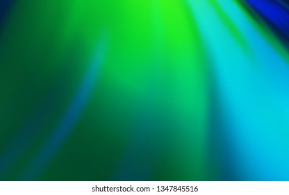 Light Blue, Green vector abstract bright texture. Creative illustration in halftone style with gradient. New design for your business.
