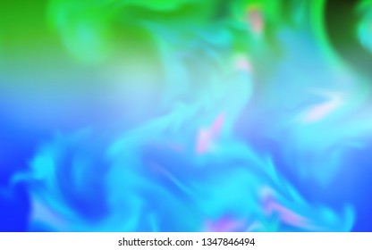 Light Blue, Green vector abstract blurred background. Colorful illustration in abstract style with gradient. New way of your design.