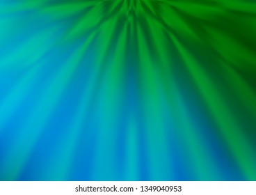 Light Blue, Green vector abstract bokeh pattern. A completely new color illustration in a bokeh style. Brand new design for your business.