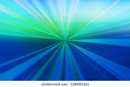 Light Blue, Green vector abstract bright texture. A completely new colored illustration in blur style. The best blurred design for your business.