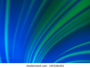 Light Blue, Green vector abstract template. Creative illustration in halftone style with gradient. The template can be used for your brand book.