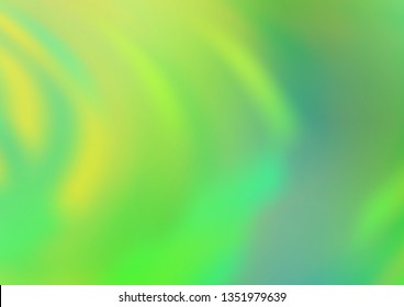 Light Blue, Green vector abstract blurred pattern. Creative illustration in halftone style with gradient. A completely new template for your design.