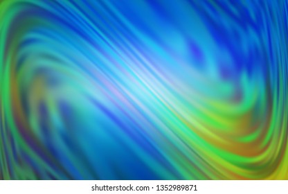 Light Blue, Green vector abstract blurred background. Shining colored illustration in smart style. Background for designs.