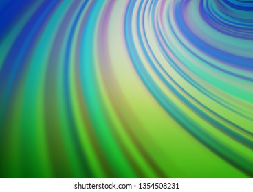 Light Blue, Green vector abstract bokeh pattern. A vague abstract illustration with gradient. The elegant pattern for brand book.