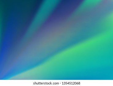 Light Blue, Green vector abstract background. Creative illustration in halftone style with gradient. Brand new style for your business design.
