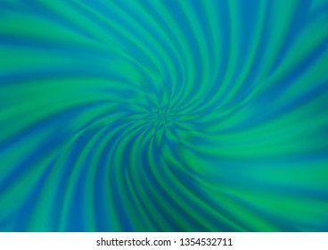 Light Blue, Green vector abstract blurred template. Creative illustration in halftone style with gradient. The template for backgrounds of cell phones.