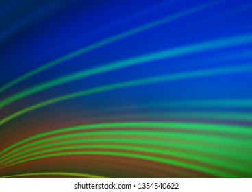 Light Blue, Green vector abstract background. Colorful illustration in blurry style with gradient. The blurred design can be used for your web site.