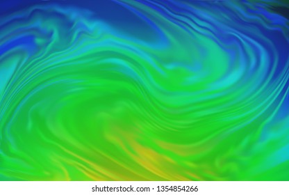 Light Blue, Green vector abstract bright template. Modern abstract illustration with gradient. Elegant background for a brand book.