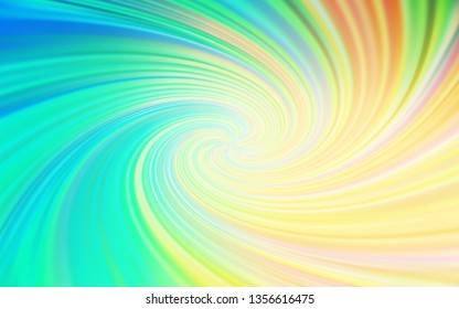 Light Blue, Green vector abstract bright pattern. Creative illustration in halftone style with gradient. New way of your design.