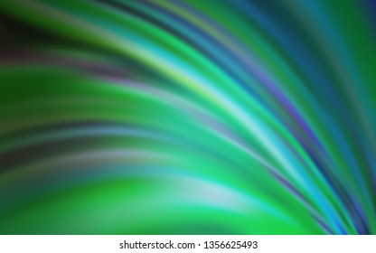 Light Blue, Green vector abstract bright texture. A completely new colored illustration in blur style. New design for your business.