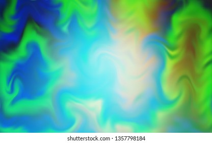 Light Blue, Green vector abstract blurred layout. Shining colored illustration in smart style. The best blurred design for your business.