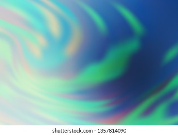 Light Blue, Green vector abstract background. Colorful abstract illustration with gradient. The blurred design can be used for your web site.