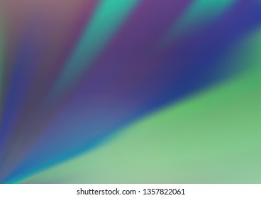 Light Blue, Green vector abstract blurred template. Colorful abstract illustration with gradient. The background for your creative designs.