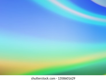 Light Blue, Green vector abstract blurred background. Modern geometrical abstract illustration with gradient. The template for backgrounds of cell phones.