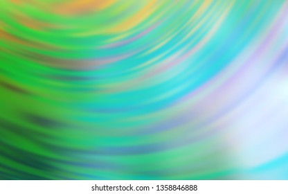 Light Blue, Green vector abstract blurred background. Colorful illustration in abstract style with gradient. New design for your business.