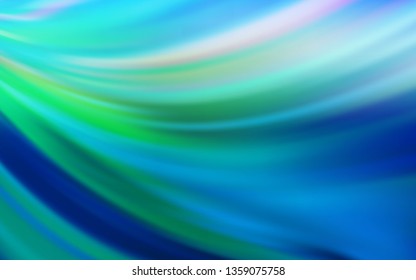 Light Blue, Green vector abstract blurred background. Colorful abstract illustration with gradient. Completely new design for your business.